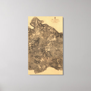 Toile Bataille de la région sauvage - guerre civile