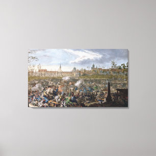 Toile Bataille de Leipzig, le 19 octobre 1813