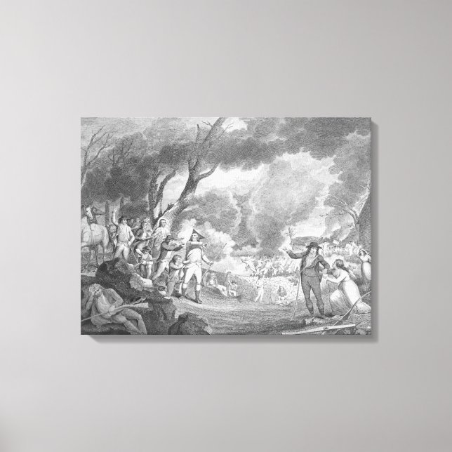 Toile Bataille de Lexington (Recto)