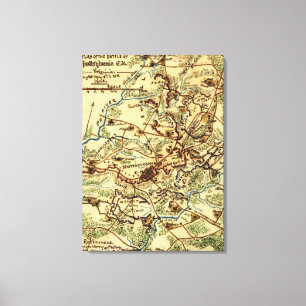 Toile Bataille de palais de justice de Spotsylvania