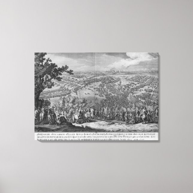 Toile Bataille de Poltava (Recto)