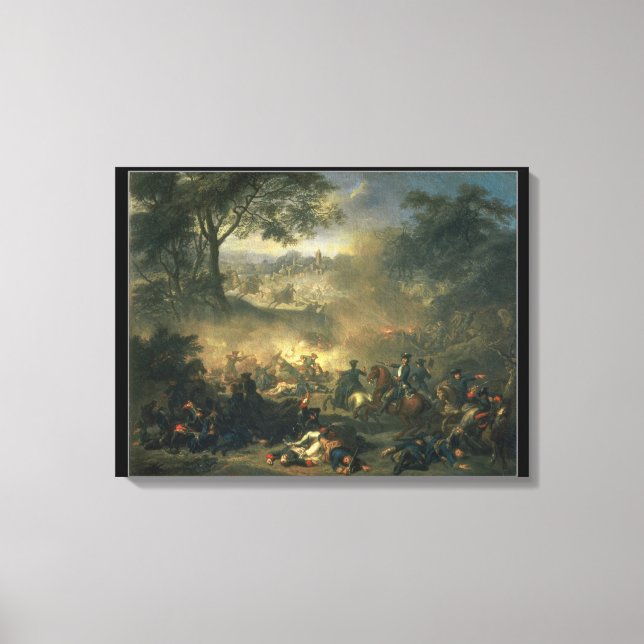 Toile Bataille de Poltava en 1709, 1717 (Recto)