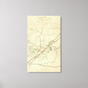 Toile Bataille de Stones River - Guerre civile Panoramiq