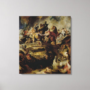 Toile Bataille des Amazones et des Grecs, vers 1617