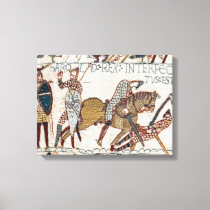 Toile Bataille d'Hastings-Bayeux Tapestry King Harold