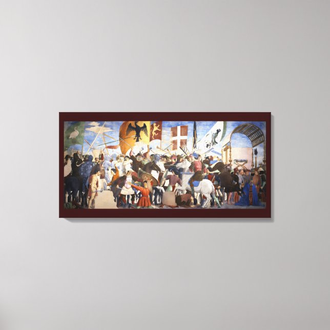 Toile BATAILLE D'HÉRACLÈS par Piero Della Francesca (Recto)