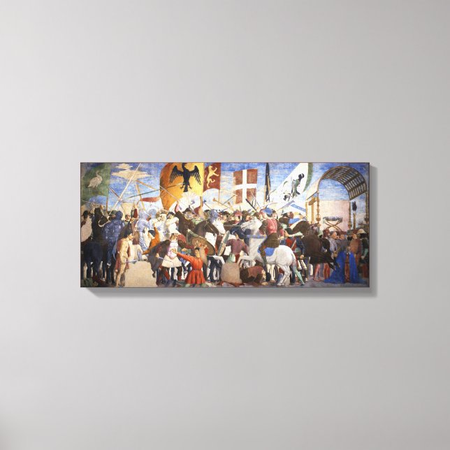 Toile BATAILLE D'HÉRACLIE par Piero Della Francesca (Recto)