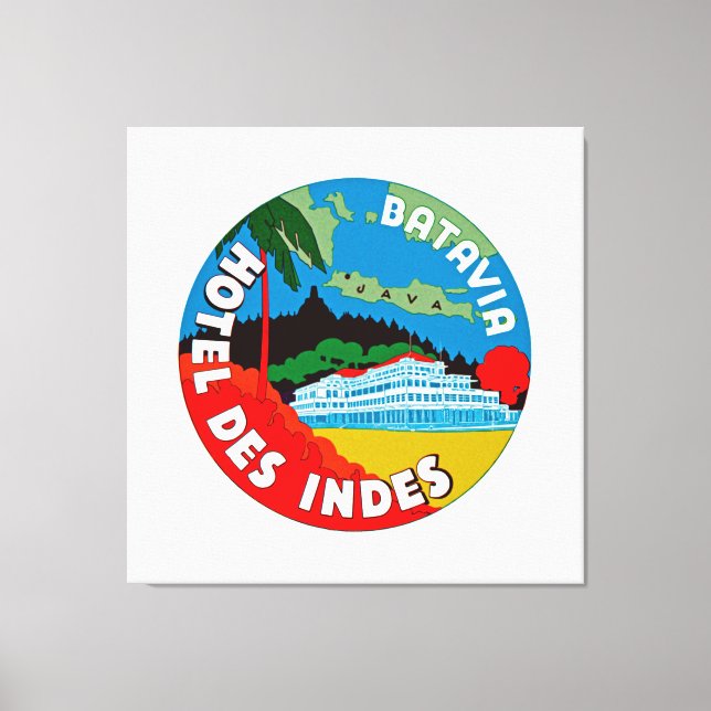 Toile Batavia Hotel Des Indies - XL (Recto)