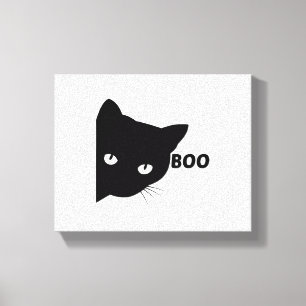 Toile Bateau à chat noir Chats cadeaux Halloween
