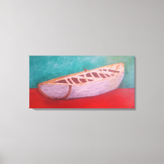 Toile Bateau à rames mis au rebut