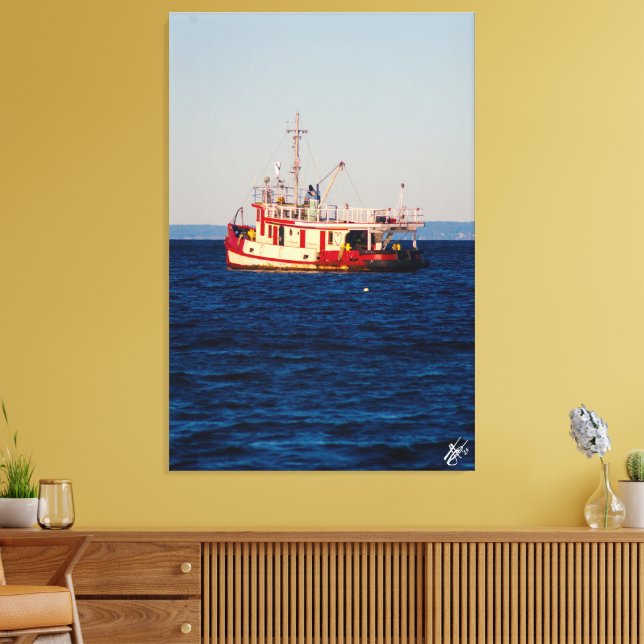 Toile Bateau à remorque sur la baie Mutiny #2 (Insitu(Salon))