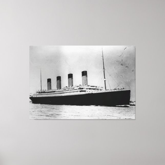 Toile Bateau à vapeur RMS Titanic (Recto)