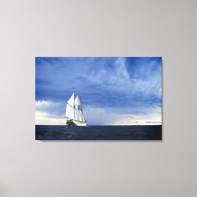Toile Bateau À Voile Sur La Mer Baltique (Recto)