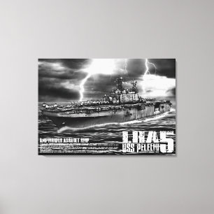 Toile Bateau d'assaut amphibie Peleliu Wrappedcanvas