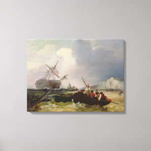 Toile Bateau d'aviron allant à l'aide d'une guerre