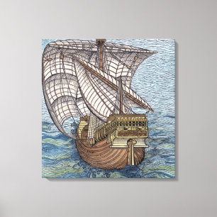 Toile Bateau de Columbus'Time