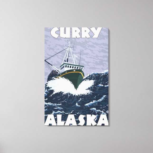Toile Bateau de pêche - Curry, Alaska (Recto)