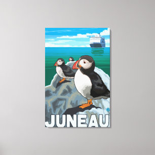 Toile Bateau de pêche et de croisière - Juneau, Alaska