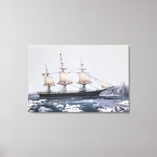 Toile Bateau de tondeuse "veste rouge "