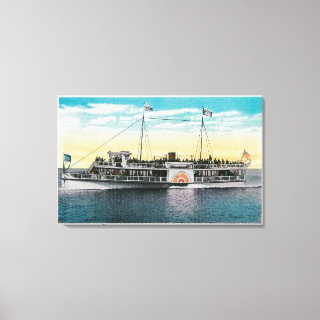 Toile Bateau en fond de verre, Empereur, Avalon (Recto)