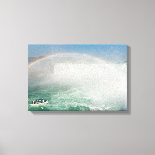 Toile Bateau et chutes Horseshoe de Niagara Falls (Recto)