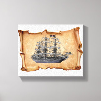 Toile Bateau Pirate