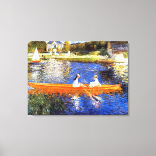 Toile Bateau sur la Seine River Renoir Fine Art