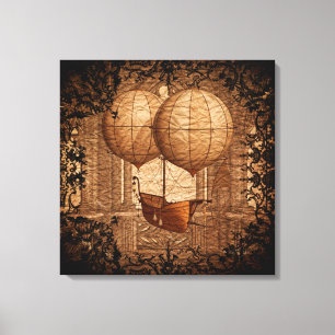 Toile Bateau victorien Grunge Steampunk