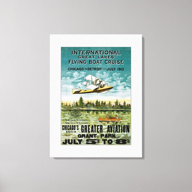 Toile Bateau volant des Grands Lacs (Recto)