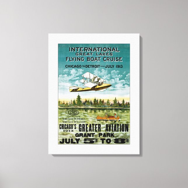 Toile Bateau volant des Grands Lacs - L (Recto)