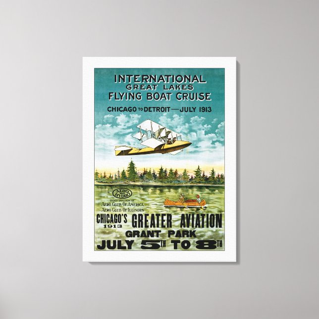 Toile Bateau volant des Grands Lacs - XL (Recto)