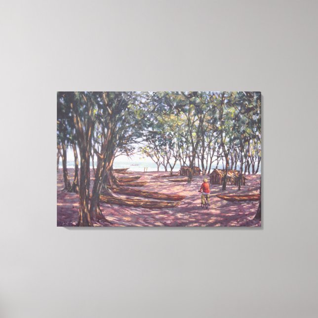 Toile Bateau Yard Kafountine 1998 (Recto)