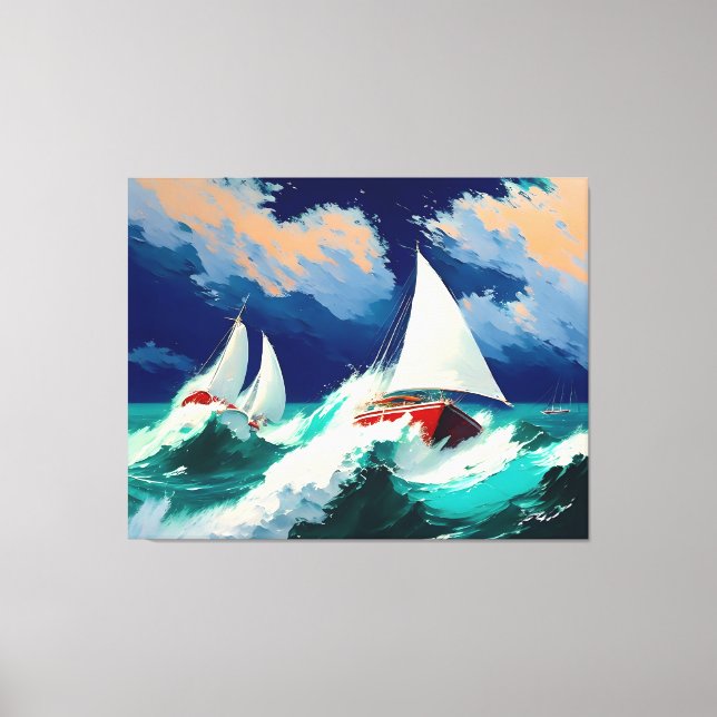 Toile Bateaux à voile Courses en Mer Lourde (Recto)