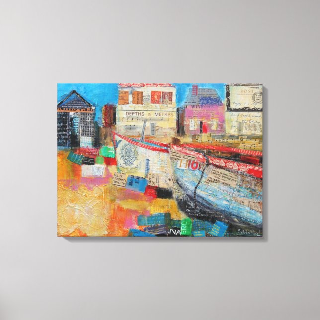 Toile Bateaux de pêche anciens 2013 (Recto)