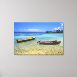 Toile Bateaux de pêche, Boston Beach, Port Antonio,