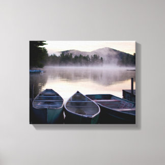 Toile Bateaux sur le lac Placid