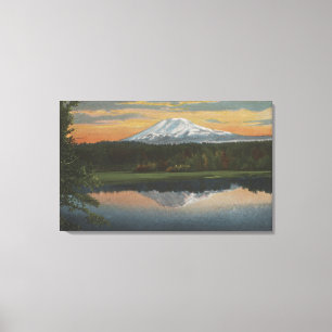 Toile Bâti Adams, Washington - vue de montagne