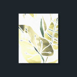 Toile Batik Feuille<br><div class="desc">"Batik Feuilles I" par June Erica Vess. Dispose d'une palette de couleurs muettes de feuilles batik.</div>