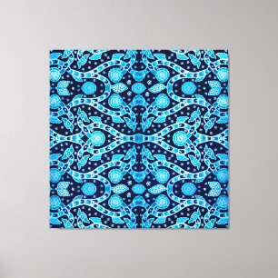 Toile Batik Tribal Africain