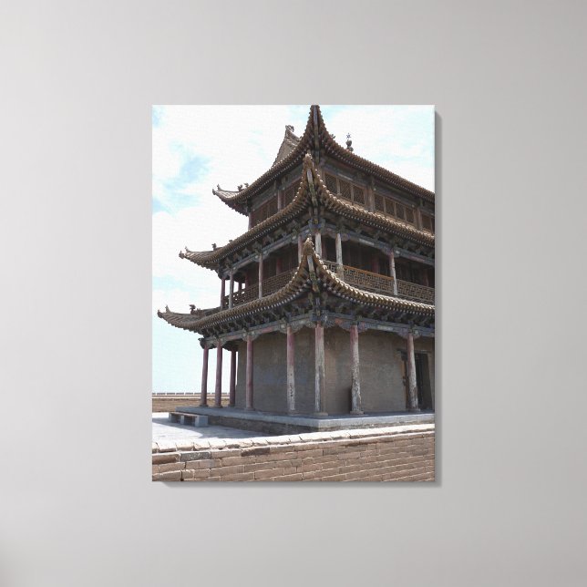 Toile Bâtiment ancien chinois (Recto)