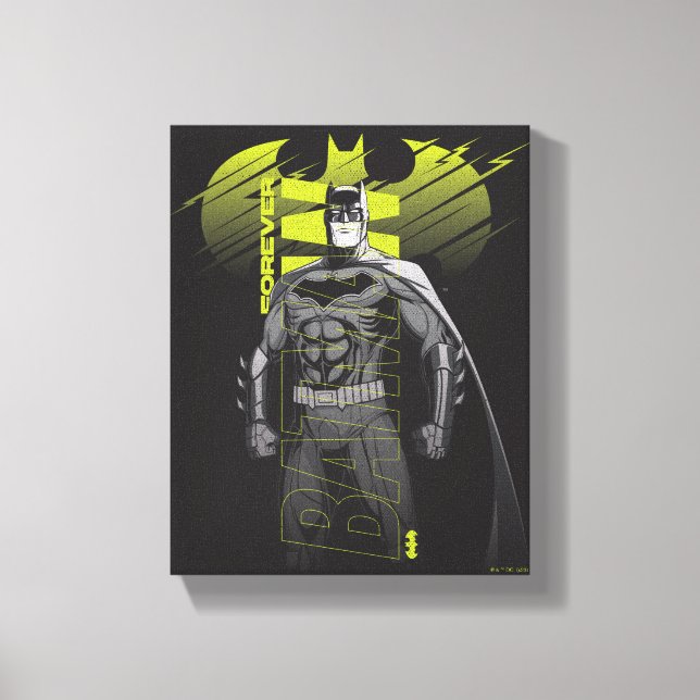 Toile Batman Power Up Caractère Art (Recto)