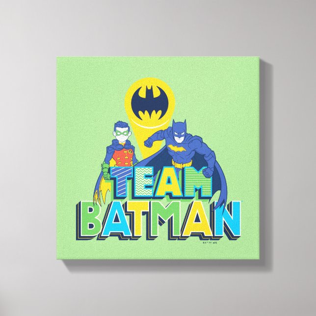 Toile Batman | Team Batman & Robin (Recto)