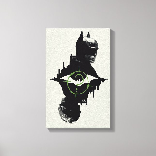 Toile Batman & The Riddler Dual Character Graphic (Recto)