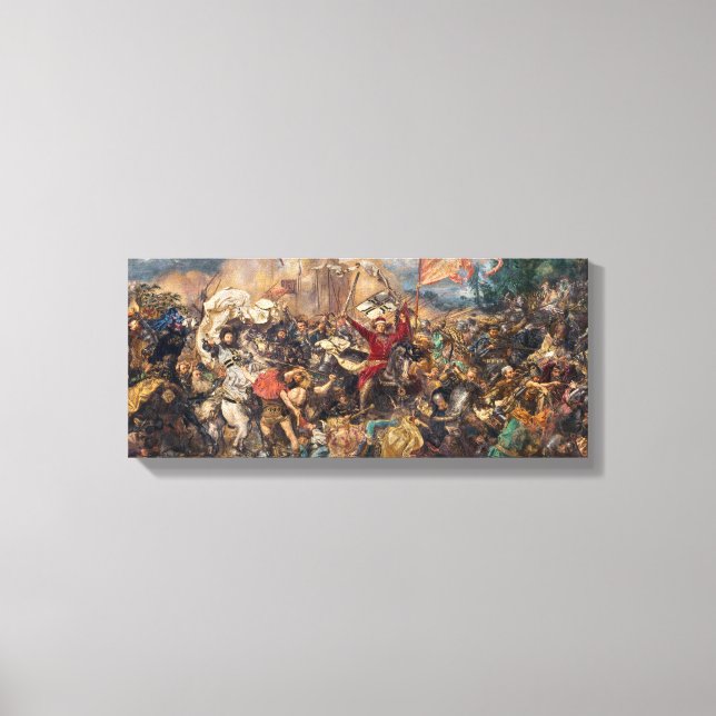 Toile Battle of Grunwald (Medieval Military Scene) (War) (Recto)