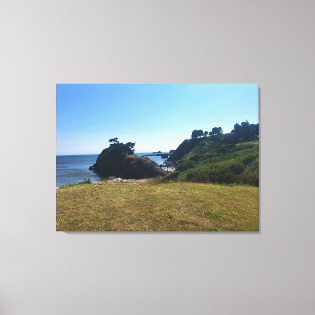 Toile Battle Rock, Port Orford, OU (Recto)