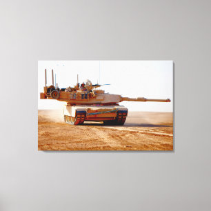 Toile BATTLE TANK - M1 Abrams 24x36
