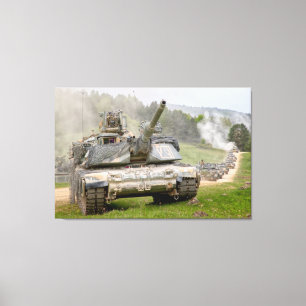 Toile BATTLE TANK - M1 Abrams 32x48