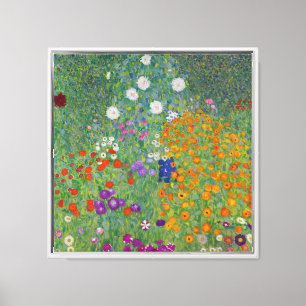 Toile Bauerngarten, Peinture à l'huile, Gustav Klimt