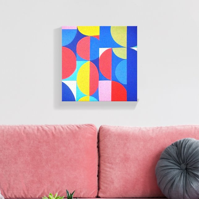 Toile Bauhaus Abstrait (Insitu(Salon))