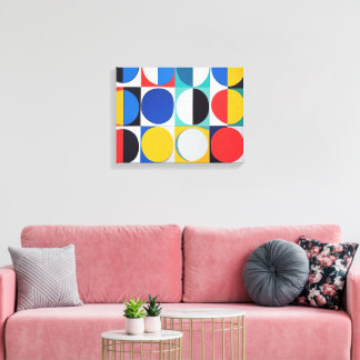 Toile Bauhaus Abstrait